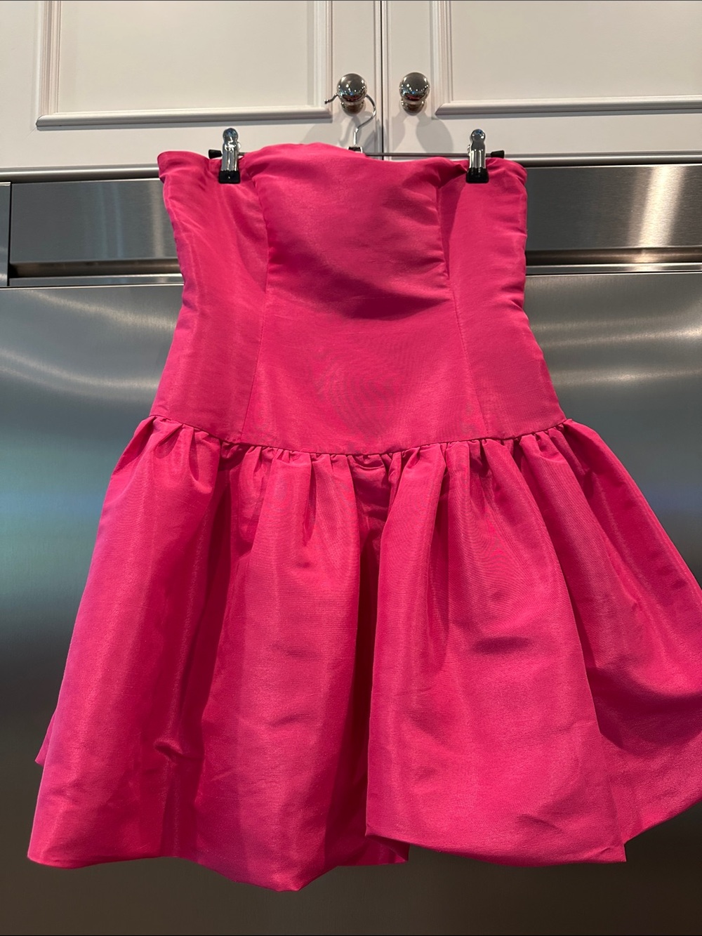 Sugarlips Strapless Mini Dress in Hot Pink